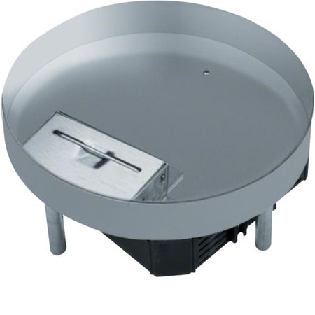 Nivb Edelstahlkassette R06 für 6 Inst-geräte Ltg-auslass eckig Höhe i/a 38/43mm EKR0600LE2 hager