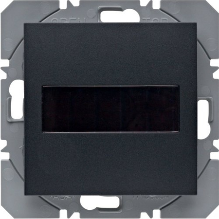 KNX-Funk Wandsender 1fach flach Solar quicklink S.1/B.3/B.7 anthrazit, matt 85655185 HAGER